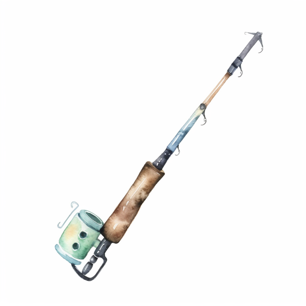 fishing pole clipart