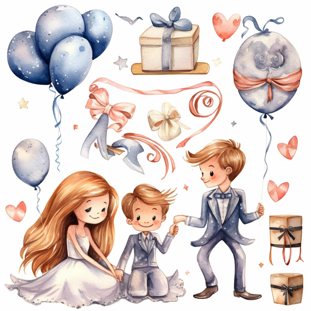 heart ribbon cliparts