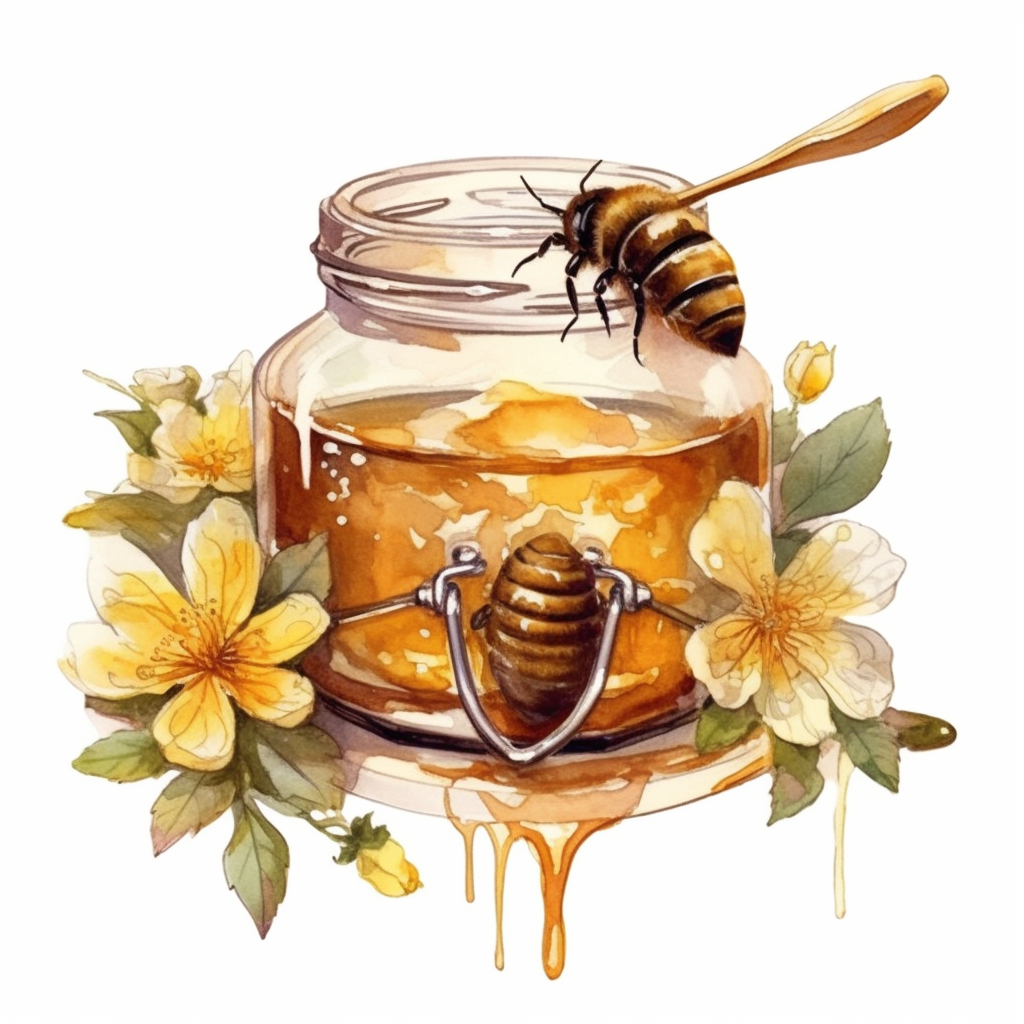 honey jar cliparts