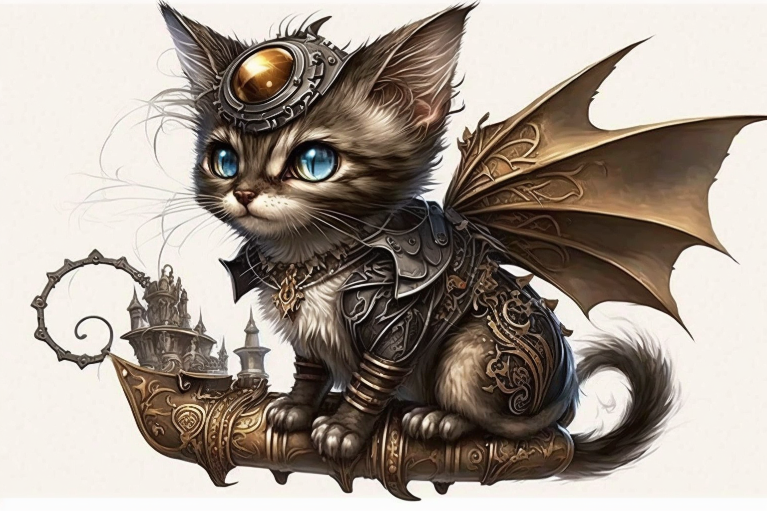 cat mechanic cliparts