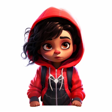 baby mayday parker, spider verse clipart