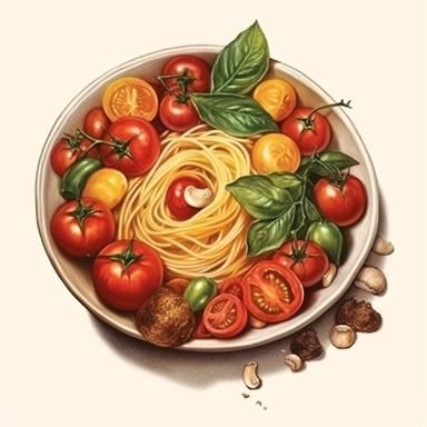 clip art, ultra realistic, ultra detailed, single dish of Italian food, delicious, decadent, glorious, stunning, exact, yummy--seed777