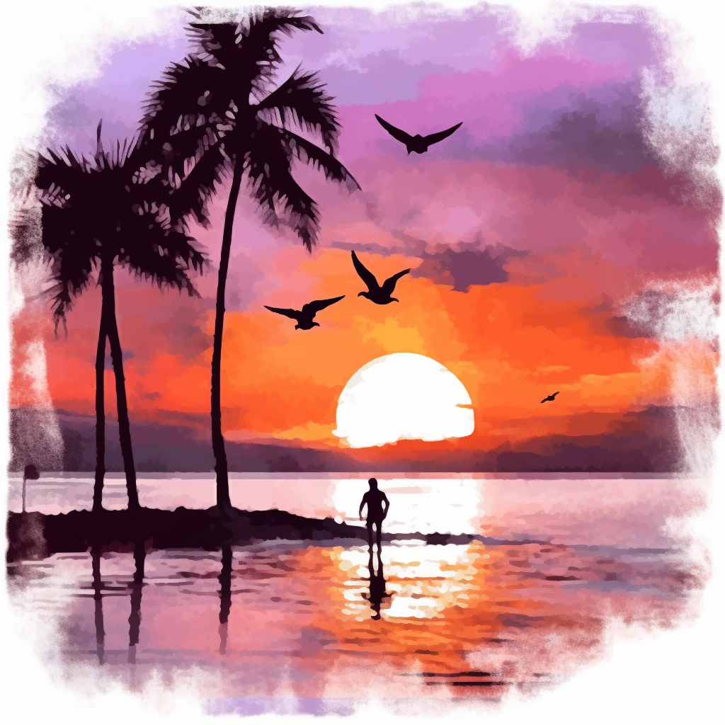 beach man cliparts