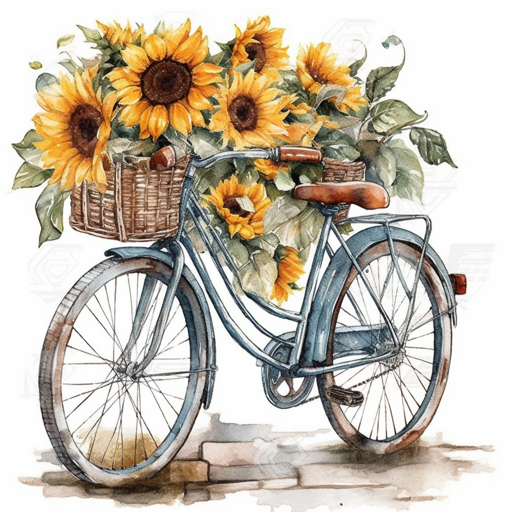 country sunflower cliparts