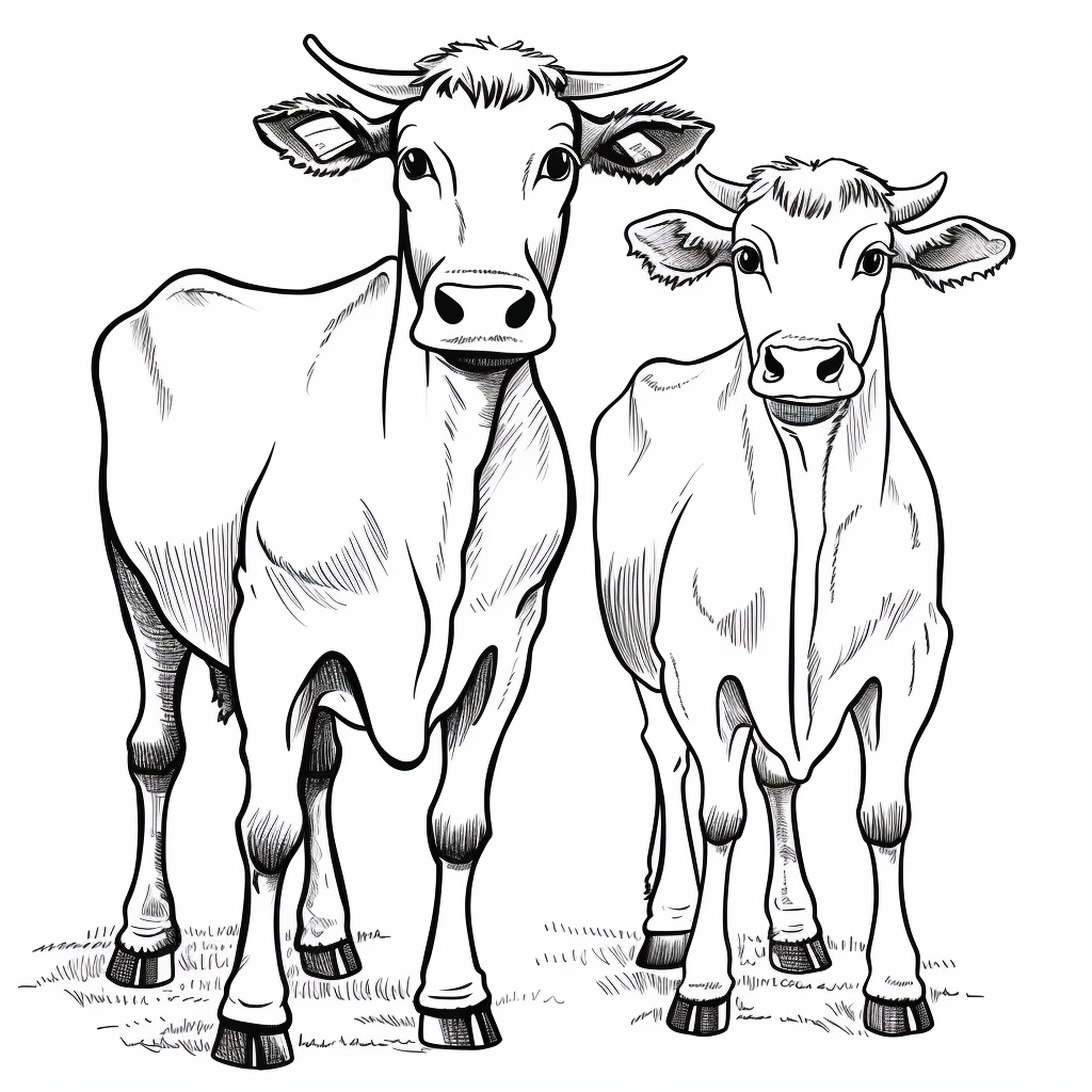 black cow cliparts