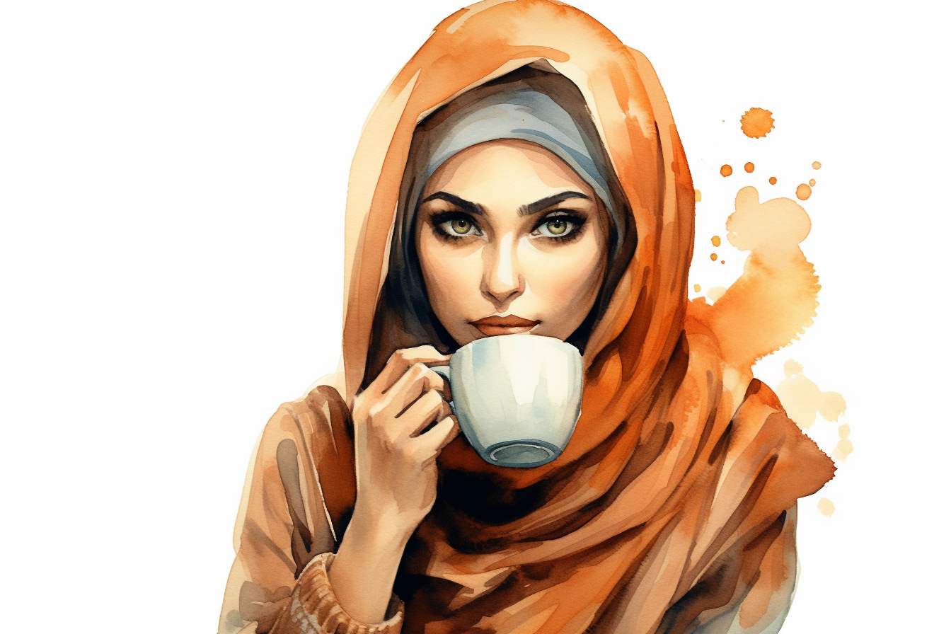 drinking coffee cliparts