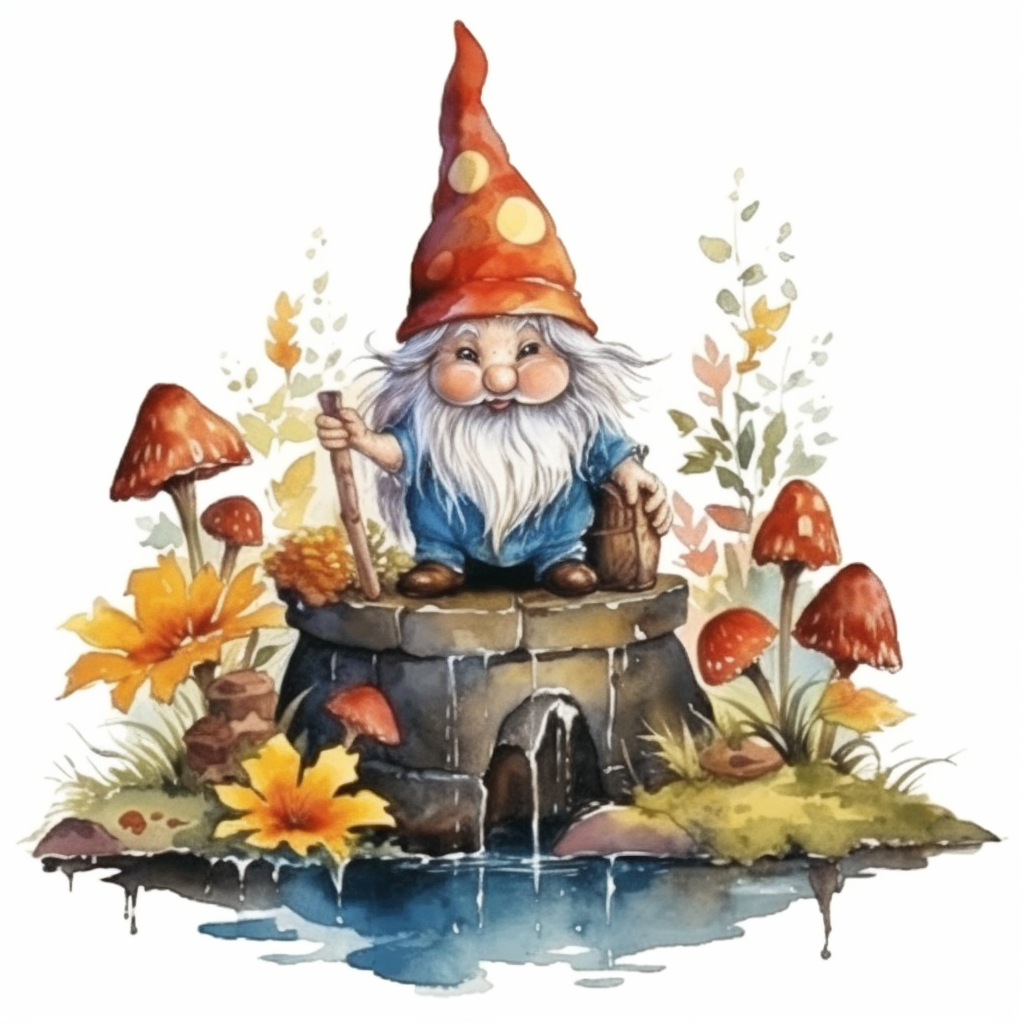 garden gnome cliparts