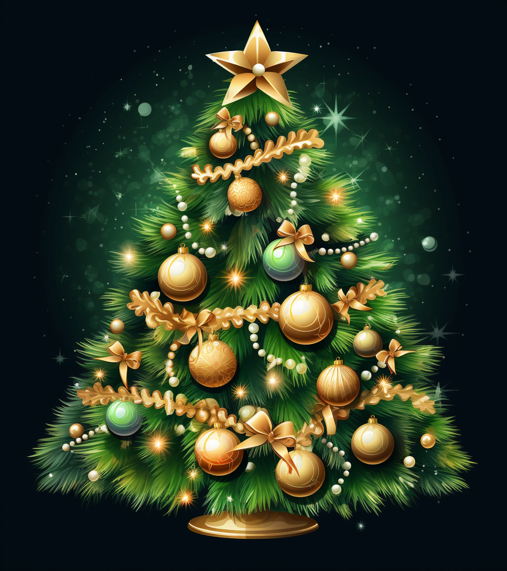 christmas trees clip art