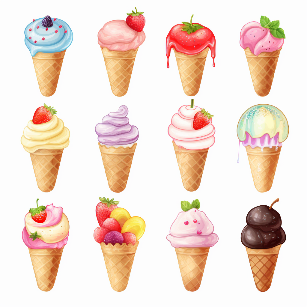 banana split clipart