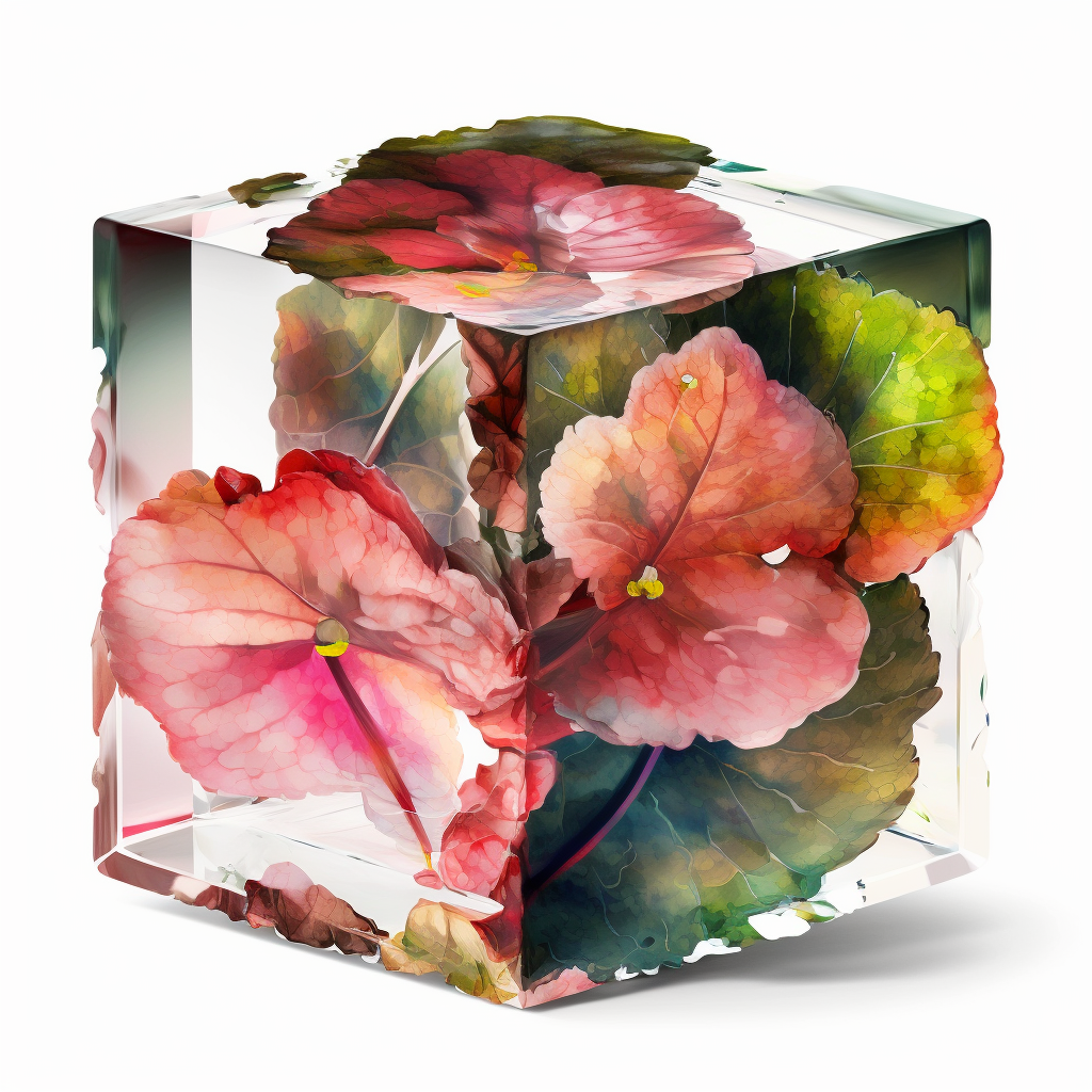 begonia flower cliparts