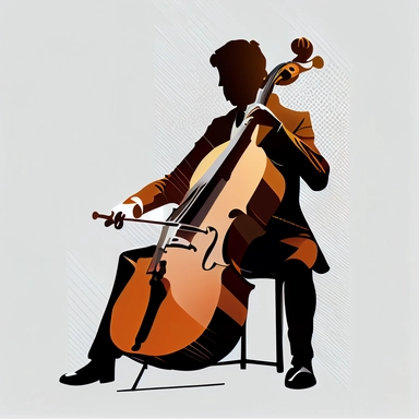 clipart of cello svg