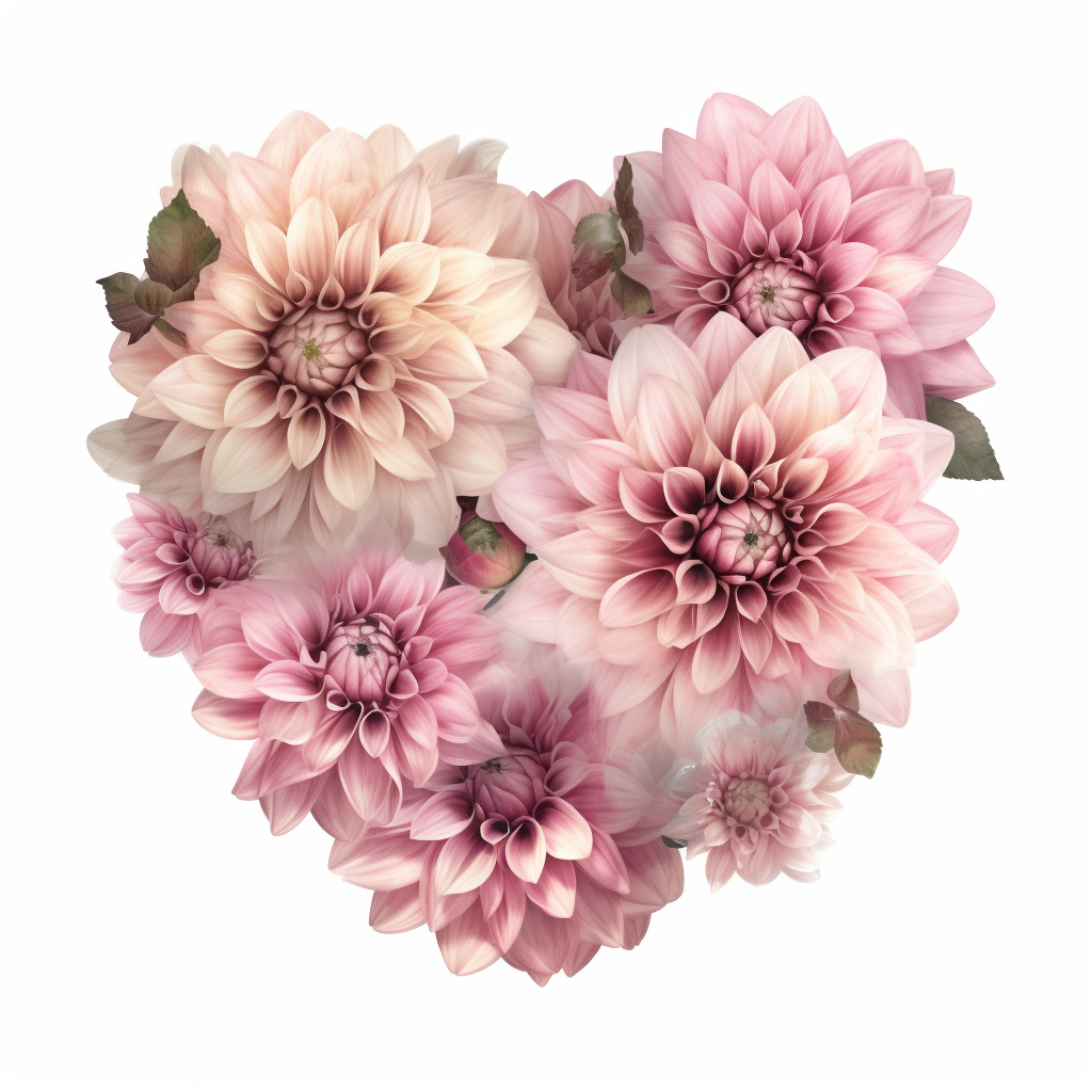 cliparts pink dahlia