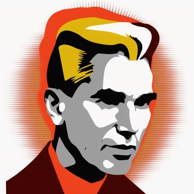 modern clipart of Bishop Fulton J. Sheen