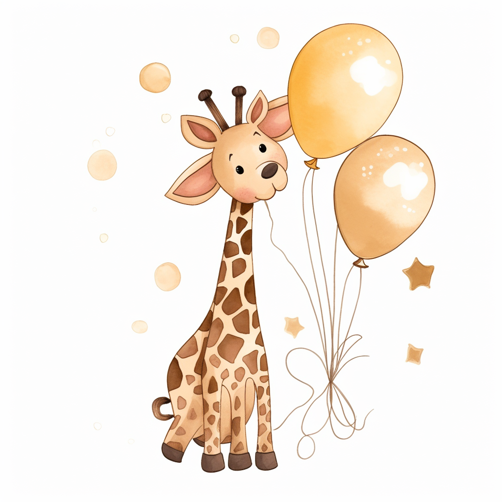 cute giraffe clipart