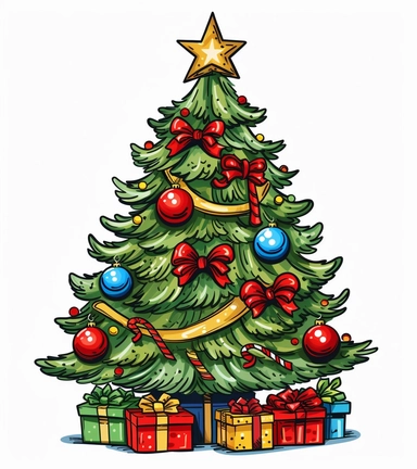 a christmas clip art free download 4 royalty free clipart, in the style of eye-catching, glorious, gond art