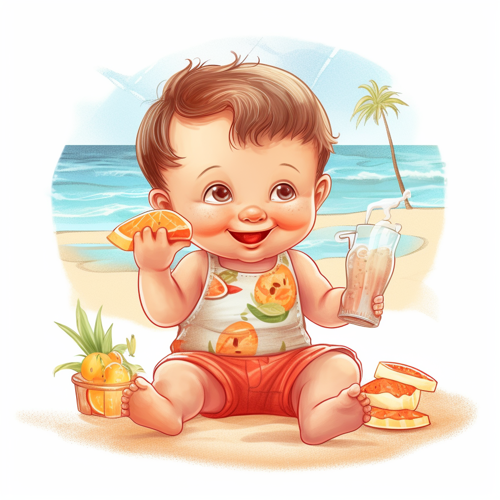 baby eating cliparts