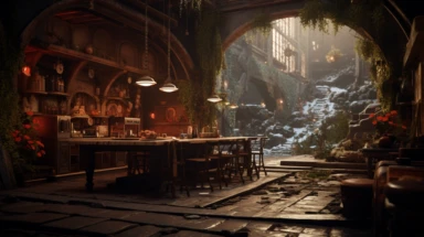 Conceptual scene design, exaggerated style, rich atmosphere, breathtaking atmosphere, rich texture details, game art style, movie lens clips, movie-level filters，blender，ue5，8k