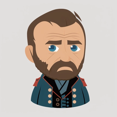 generate clipart of ulysses s. grant
