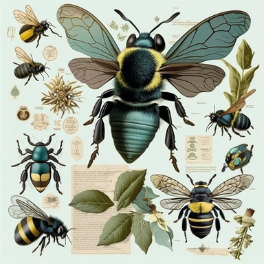clipart bee collage book Carpenter Bee