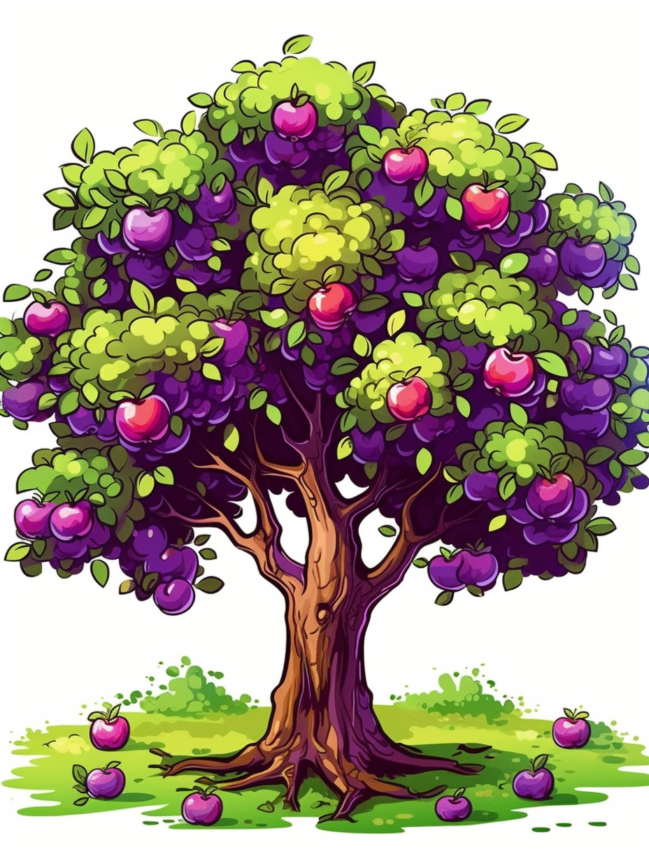 apple tree clipart