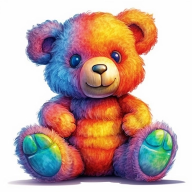 vivid teddy bear clipart