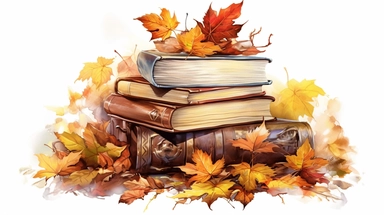 isolated on white illustration watercolor art of a stack of vintage books with beautiful embossed spines, autumn leaves, puddles, rain, branches, september, masterpiece by Hans Zatzka style and by Vladimir Kush style and by Ivan Fedorovich Choultse style, Baroque fashion, PNG clipart, isolated on white, extreme photorealistic details, 32k HD resolution, realistic high detailization high resolution , ultrarealistic, hyper realistic, photography, detailed 8k, extremely detailed