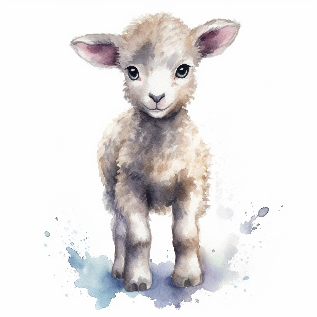baby sheep cliparts