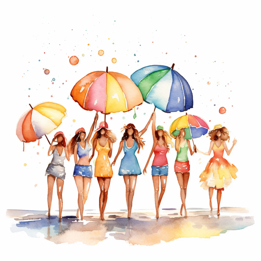 beach party clipart