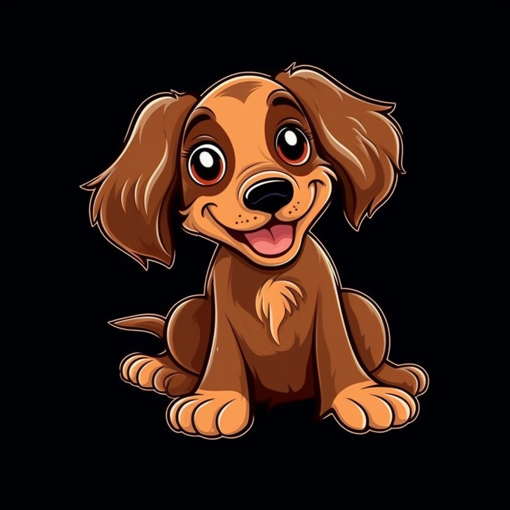 brown dog cliparts