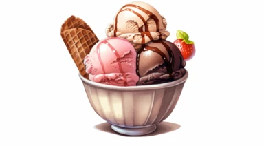 watercolor chocolate icecream clipart, hd, high detailed, spaced out realistic photography, Higher coherence, Improved sharpness, accuracy, perfect look, perfect lighting, center of frame, ultra HD, 8k, Full body, OC renderer, sweet,sweet, dynamic background,(no unwanted borders or text artifacts)
