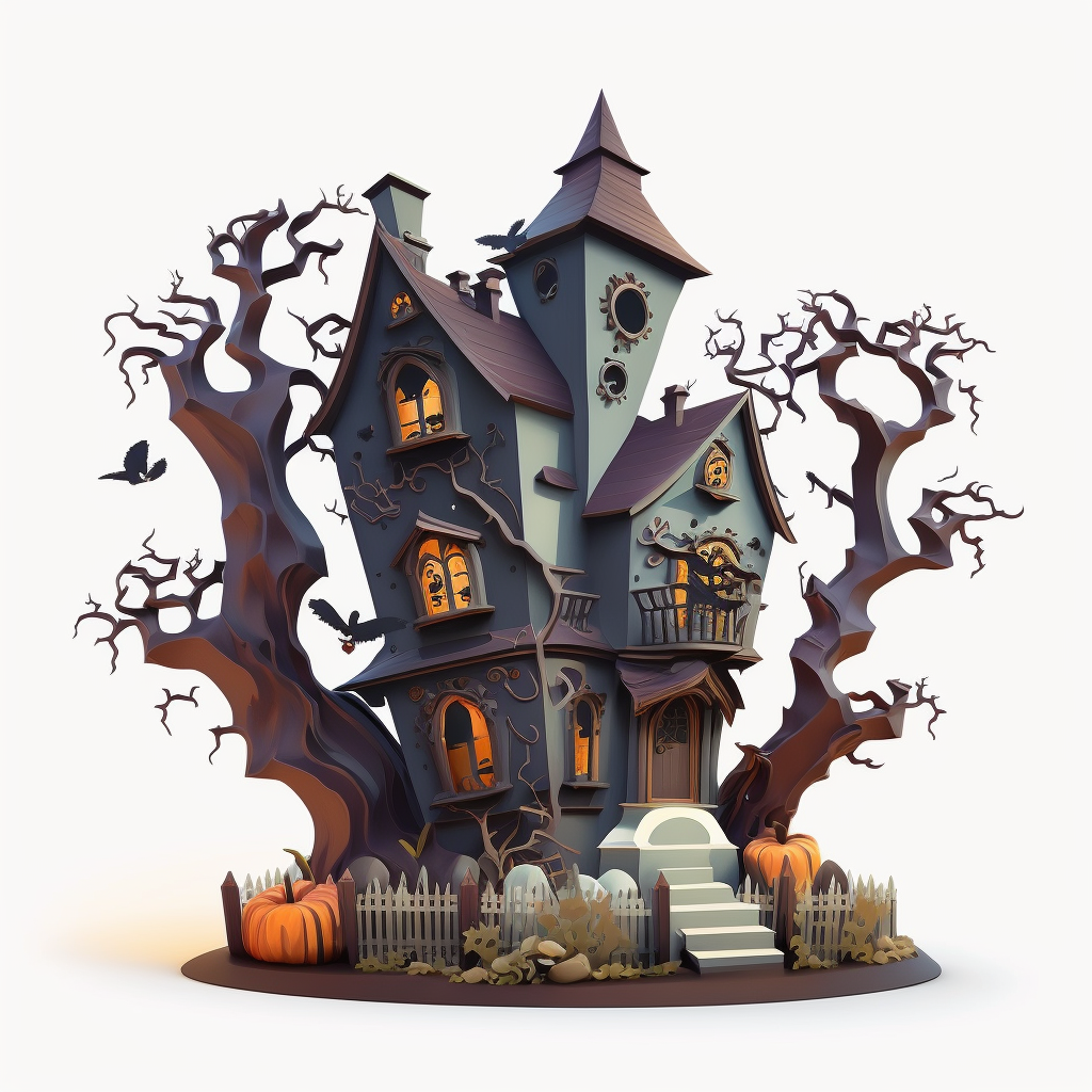 haunted house clipart