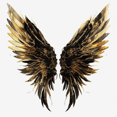 abstract devil wings, devil wings clipart, black colors Feather wings png, dark angel wings png, Angel clipart, Spiritual clipart, abstract clipart, Feather png ,vector , white background , plain white background,vector,hd,4k,8k,side view ,symmetric , armor plated , golden plated