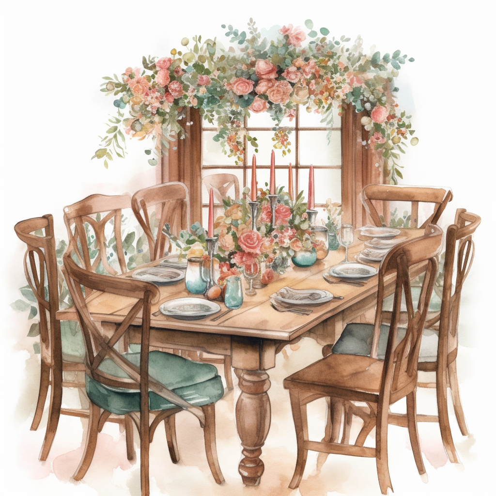 dining room cliparts