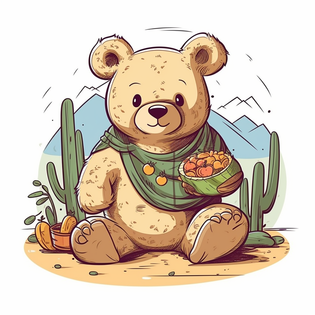 cartoon picnic cliparts