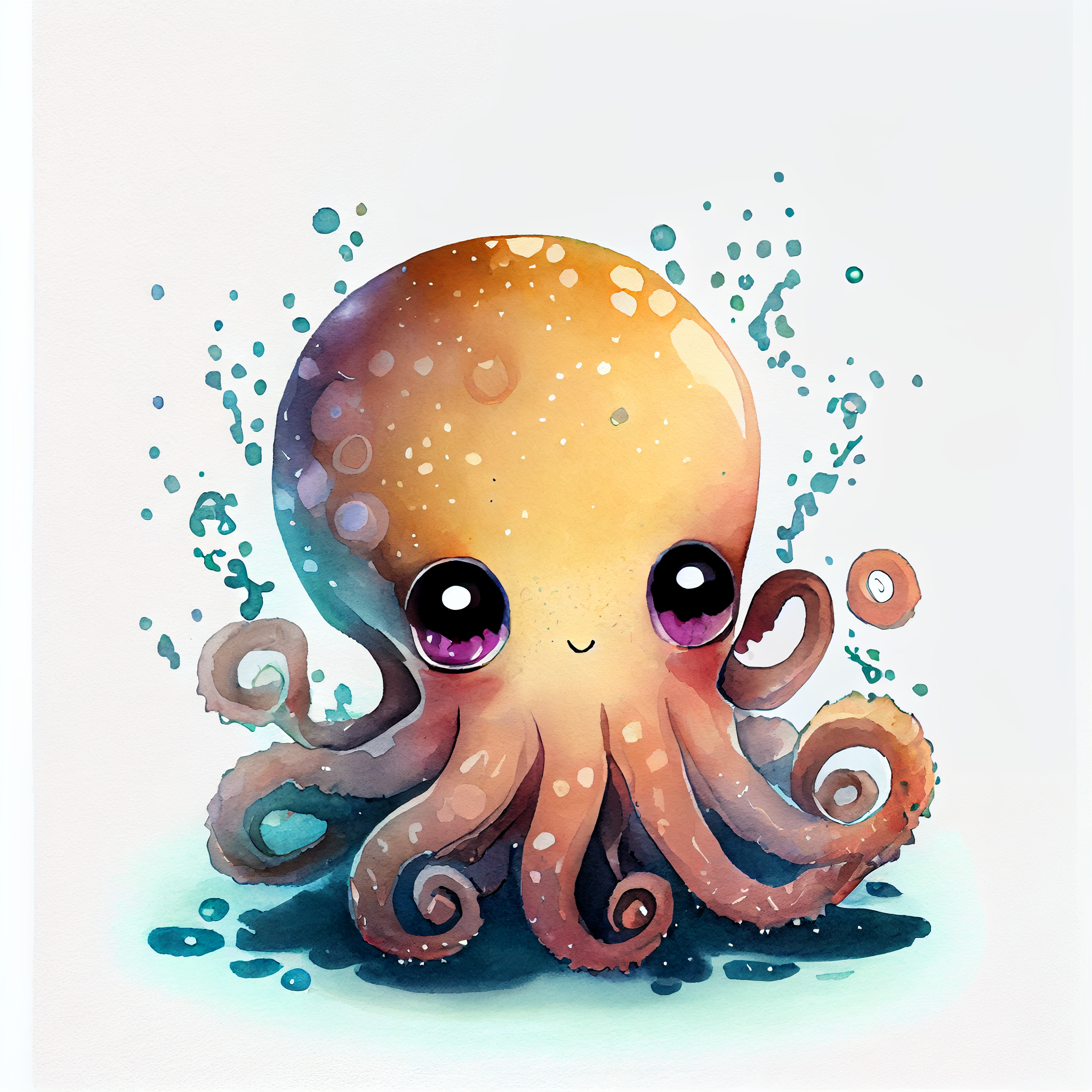 octopus drawing cliparts
