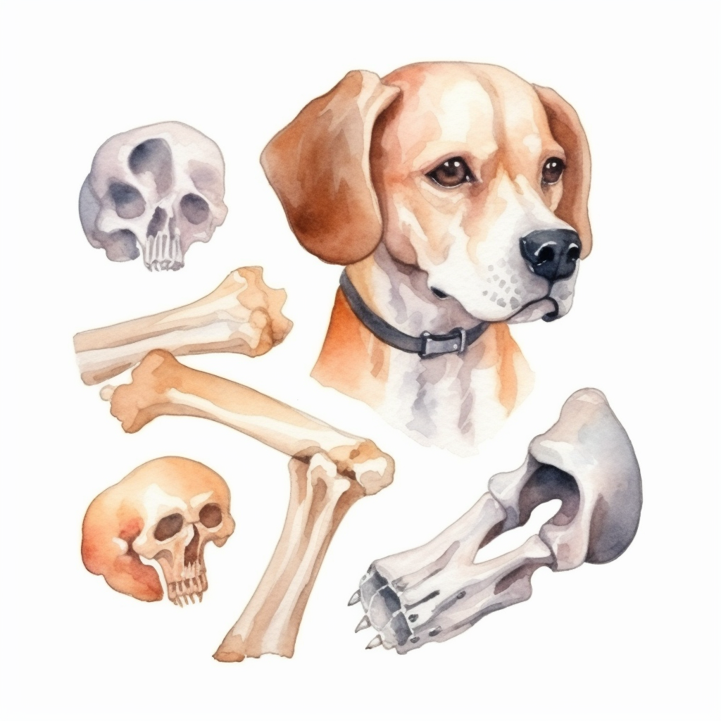 dog bones clipart