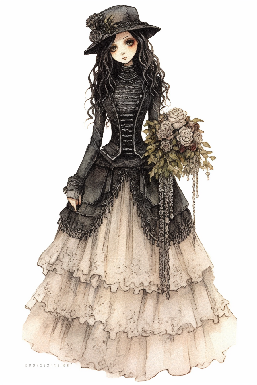 girl wedding cliparts