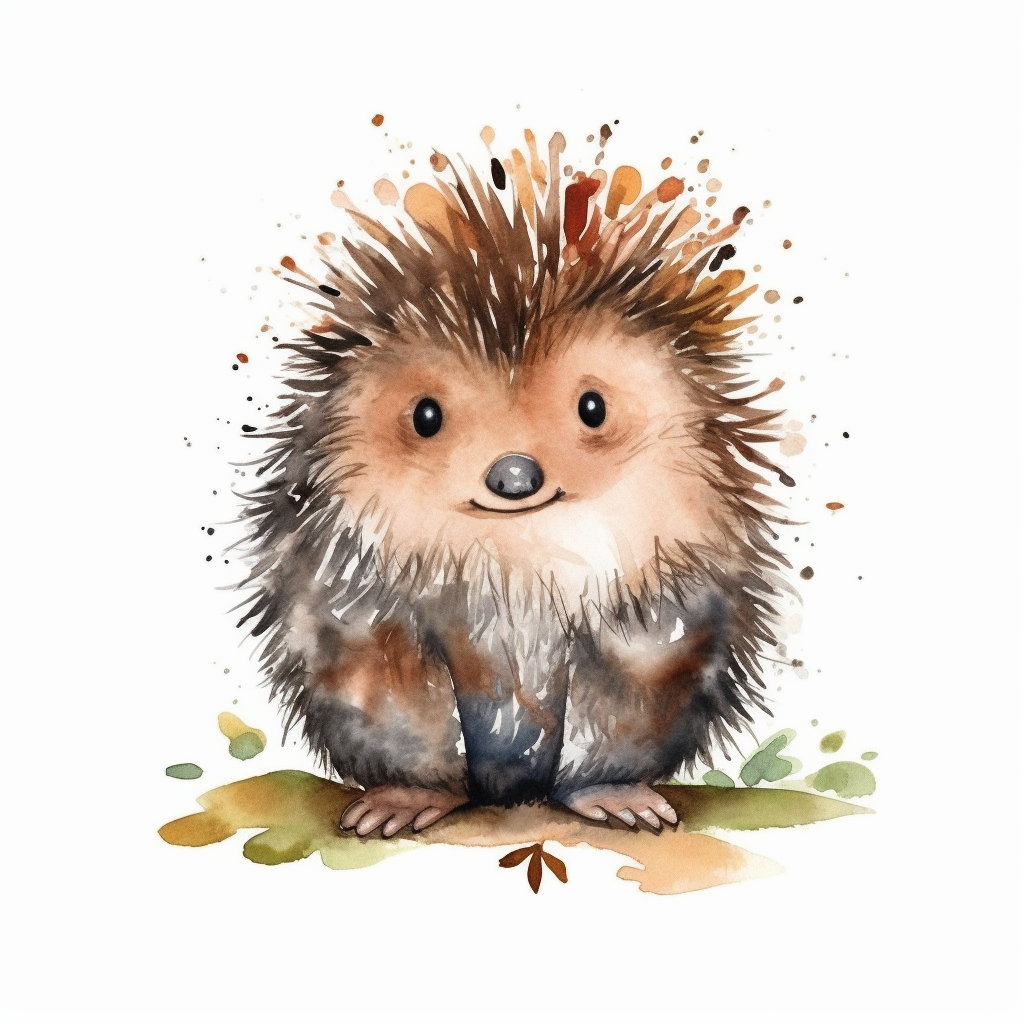 cute porcupine cliparts