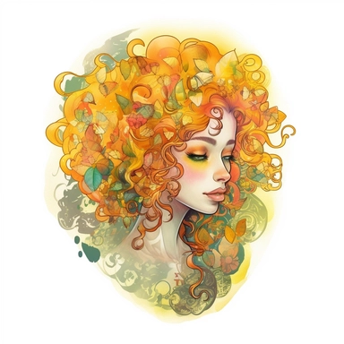 cartoons stiker planet heart cachalot pride watercolor pop art style clipart by Gustav Klimt golden woman , on a white background, detailed, realistic