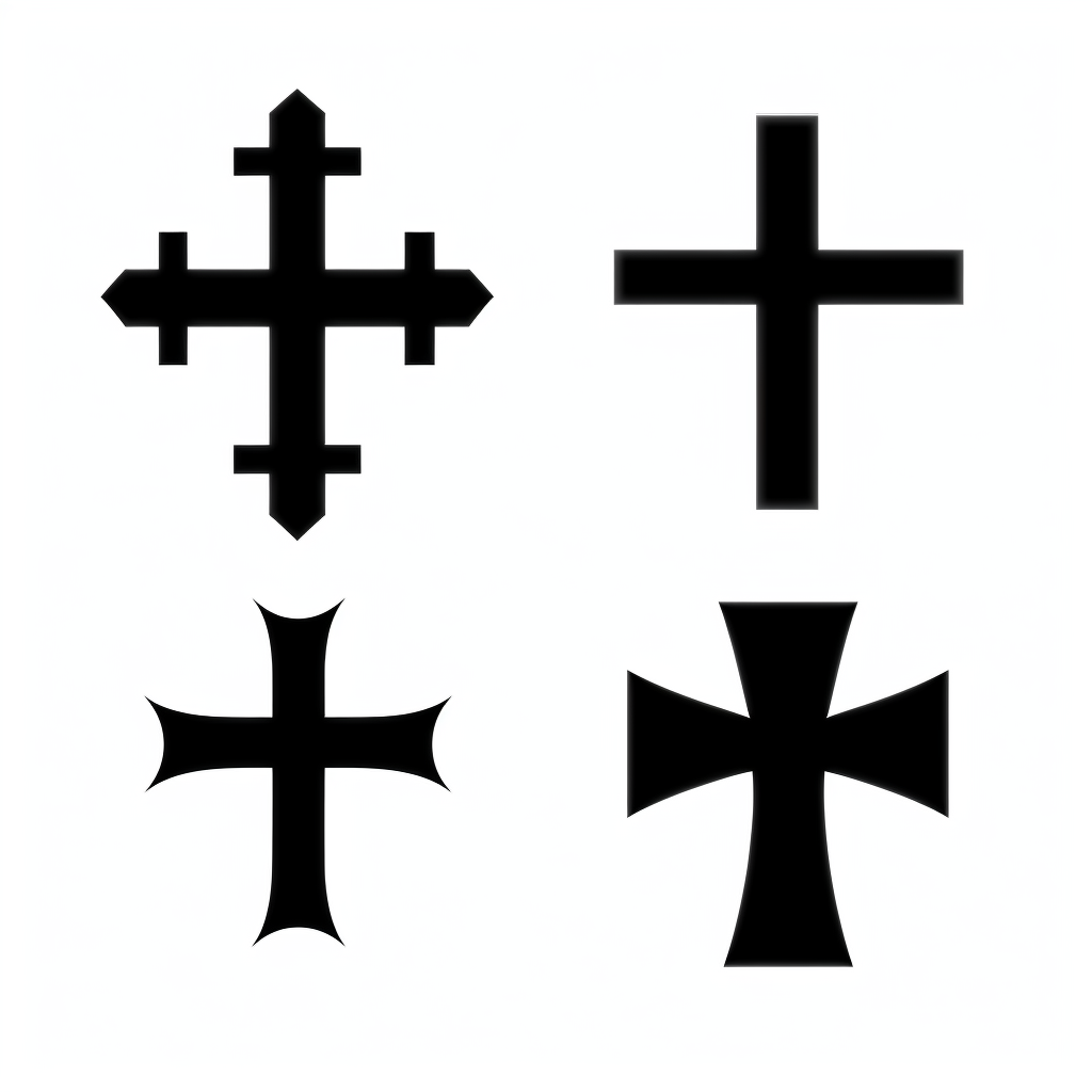 black christian clipart
