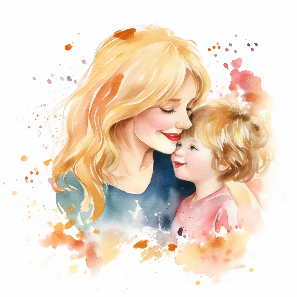 blonde family cliparts