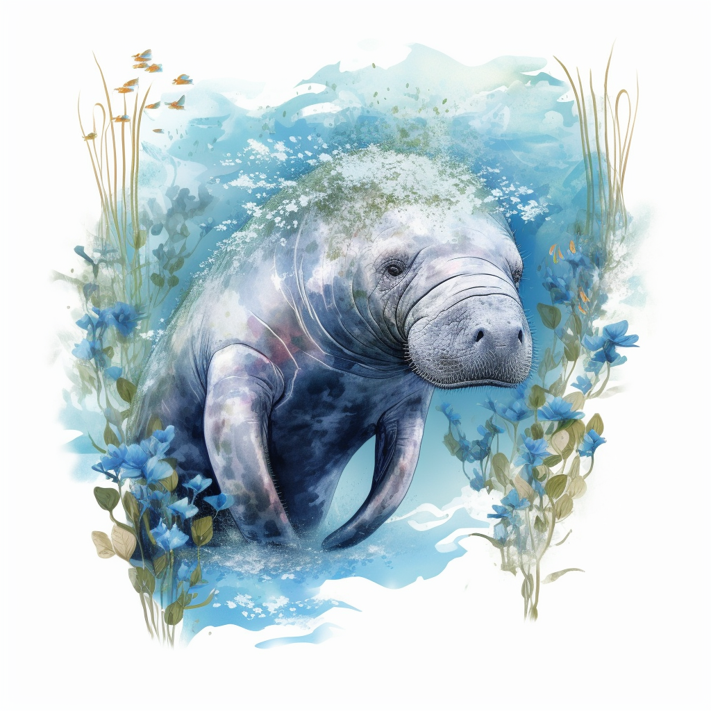 manatee clipart