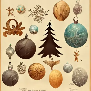 Children Logo Design [ Christmas clipart by Eyvind Earl] victorian ornaments graphic friendly texture soft shade intricate details illustration concept art magic realistic playful kids character childhood nature fine ink detailes extreme detailed no backwards full focus 200 mm +3dmax +uhd +8k