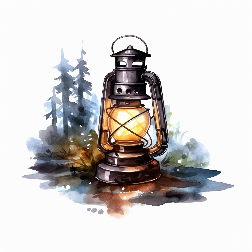 black camping cliparts