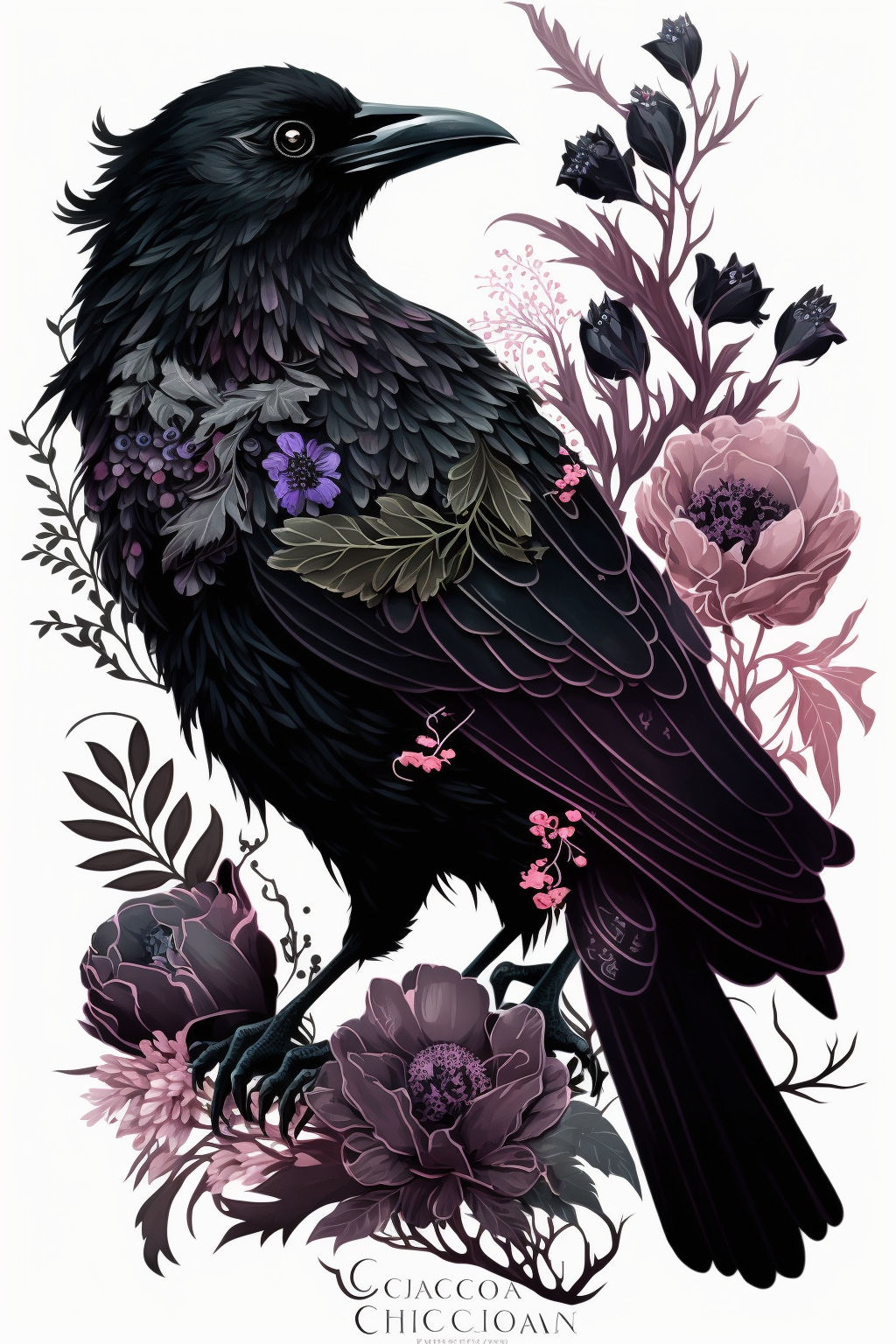 crow bird cliparts