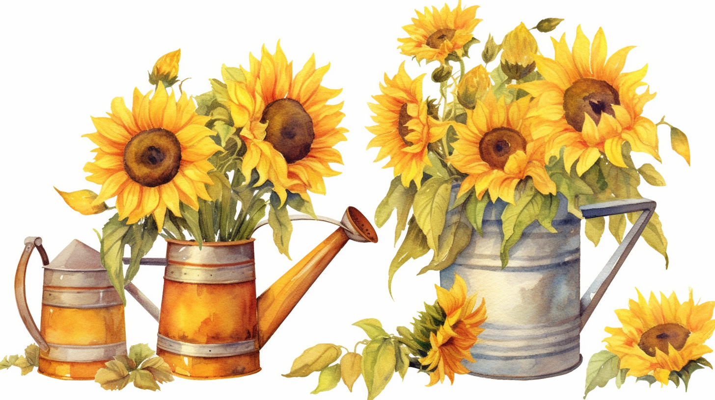 country sunflower cliparts
