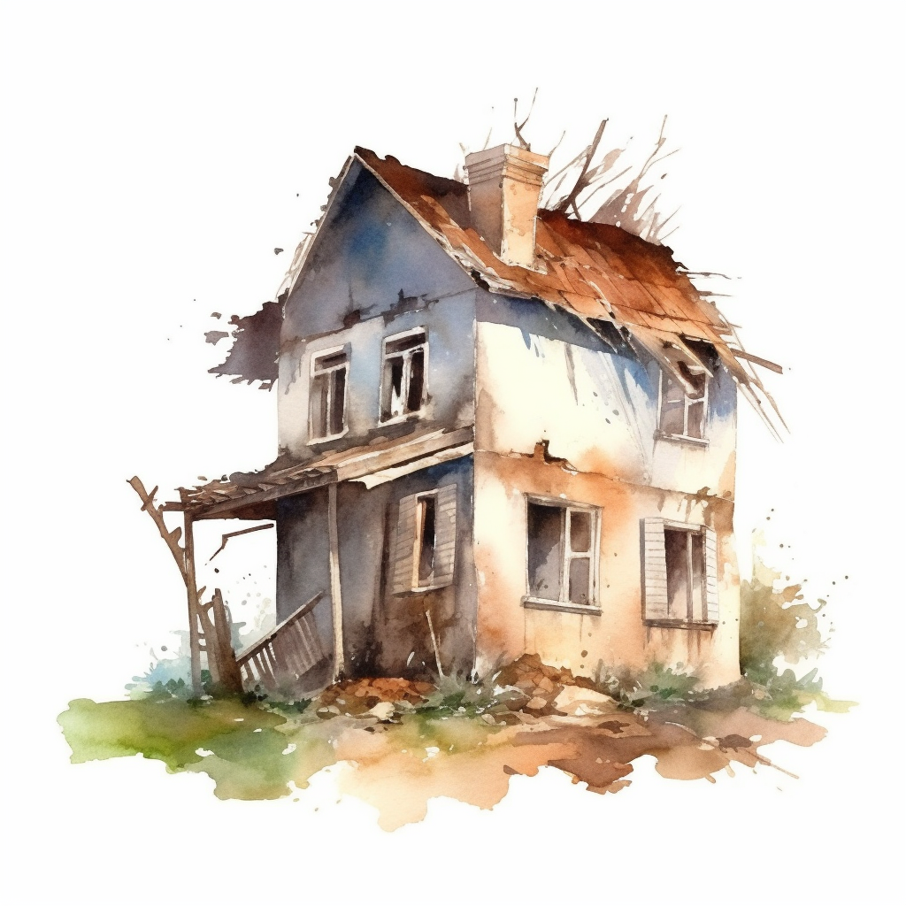 colorful house cliparts