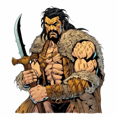 marvel character Kraven the Hunter clipart by Keith Giffen