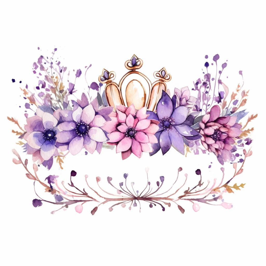 flowers crown cliparts