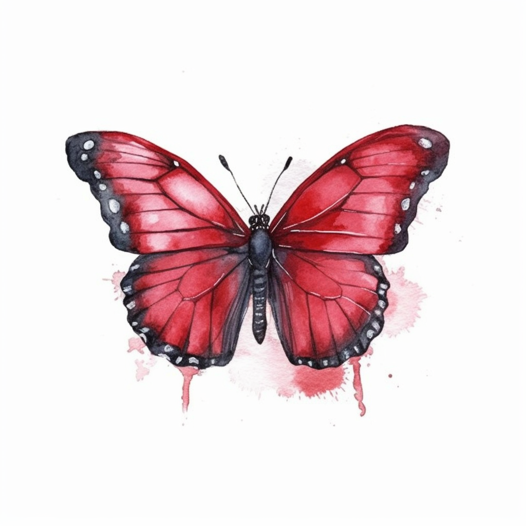 butterfly clipart black and white